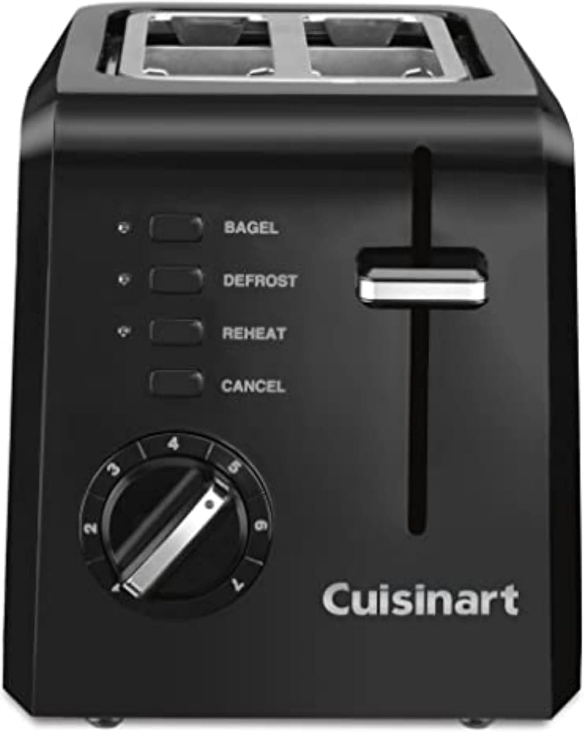 Cuisinart CPT-122BK Compact 2-Slice Toaster, Black, product image supplied with the listing