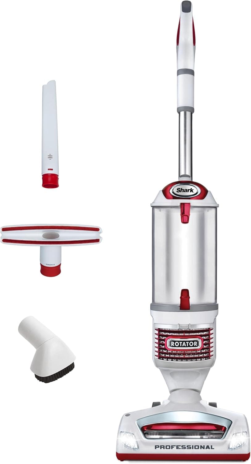 Shark NV501 Rotator Lift-Away Upright Vacuum, White and Red, product image supplied with the listing