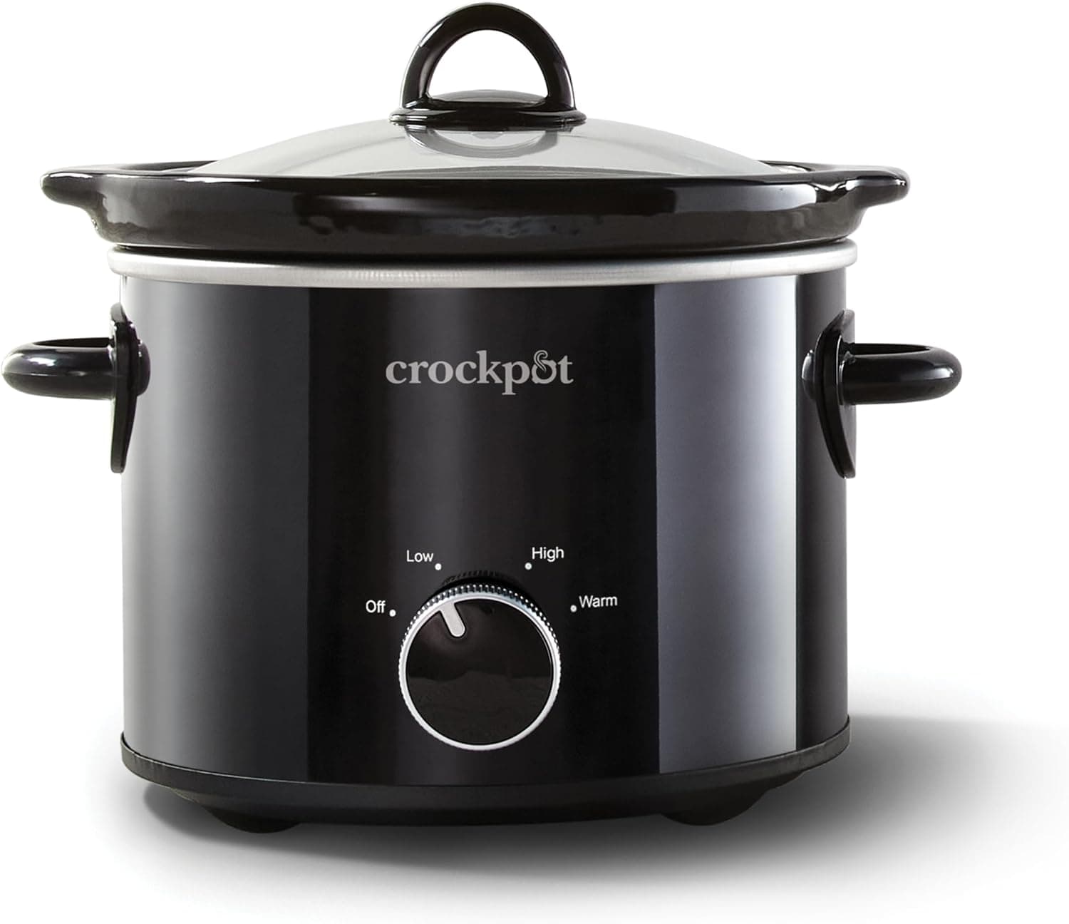 Crock-Pot 2-Quart Manual Slow Cooker, Black, product image supplied with the listing