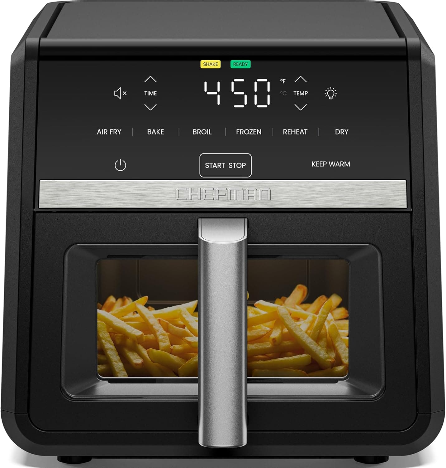 Chefman TurboFry 9 Qt Air Fryer, 7-in-1, product image supplied with the listing